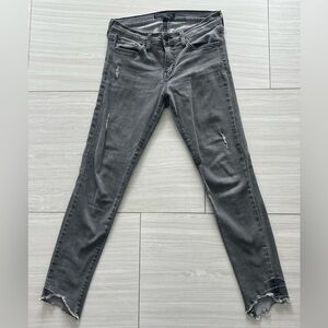 Flying Monkey Distressed Grey skinny jeans